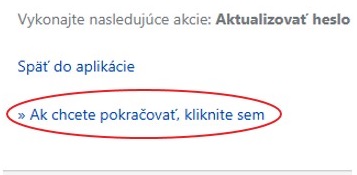 potvrdíť, že si chcete heslo vytvoriť