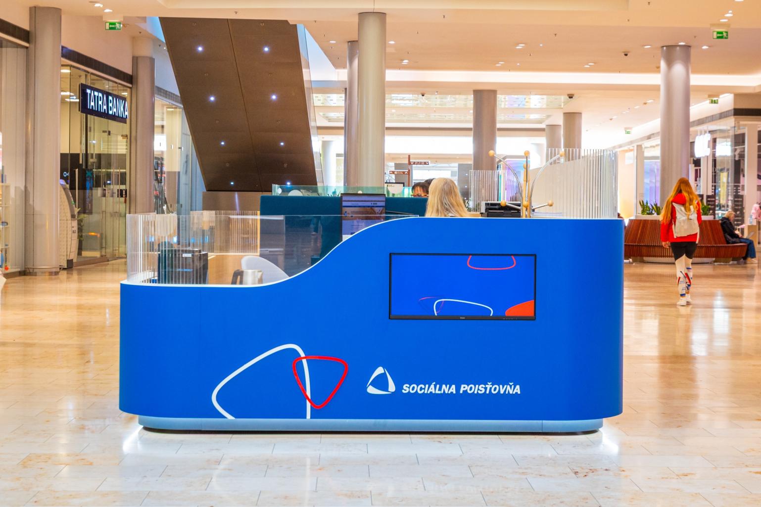 Stánok pre klientov – nákupné centrum Eurovea